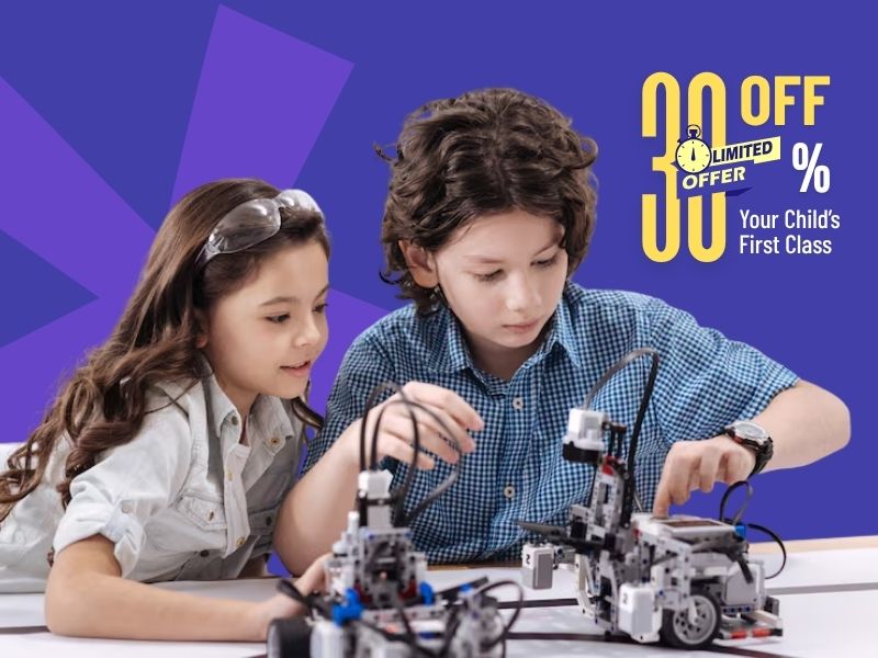 Kids learning coding